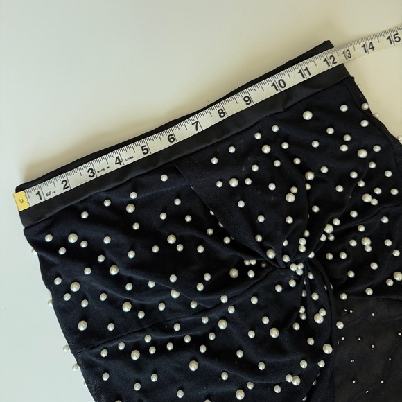 12th Tribe Black and Silver Studded Skirt - Picture 9 of 11